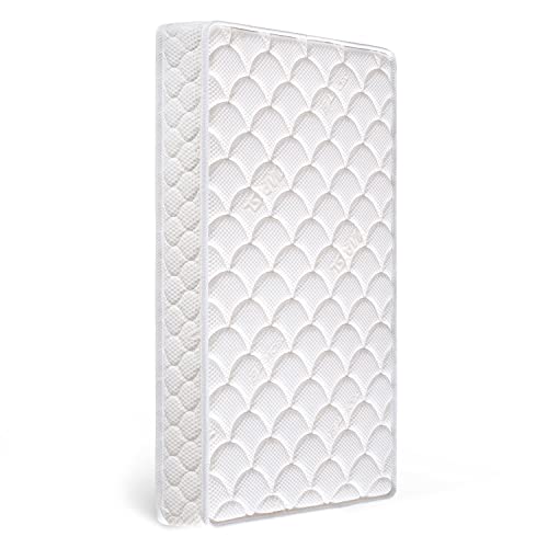 Tiankehan Premium Crib & Toddler Mattress-52"x27.6"x5", 100% Knitted Fabric, Soft Moisture Absorbent & Breathable Crib Mattress, Fits Standard Cribs & Toddler Beds - Image 1