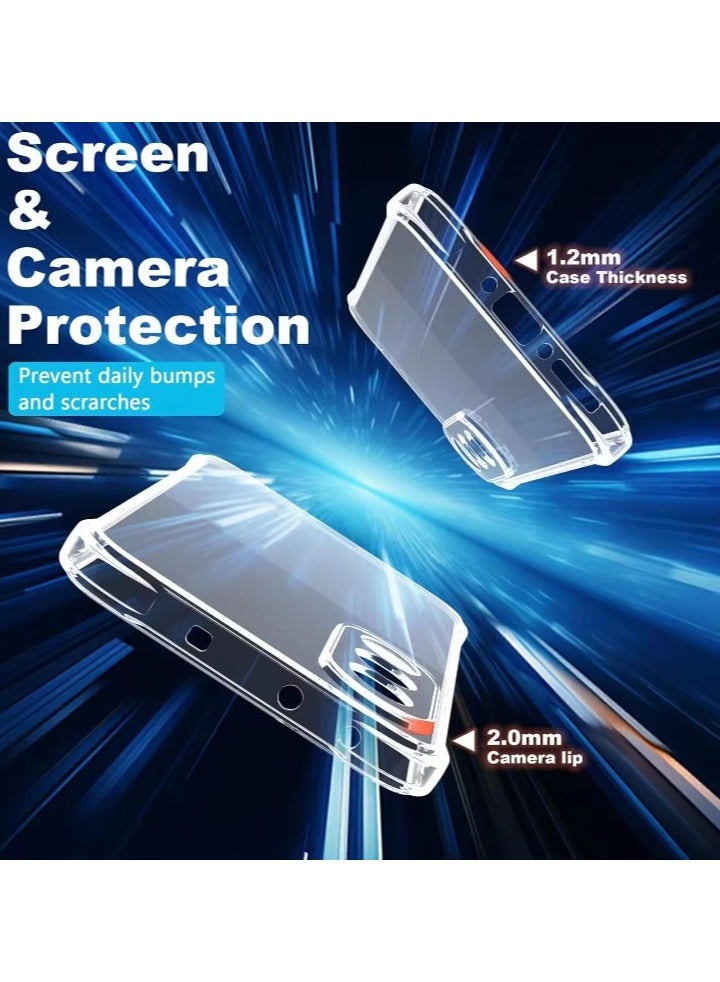 Silicone Phone Case For OnePlus Nord 5 5G Clear Transparent Reinforced Corners TPU Shock-Absorption Flexible Cell Phone Cover - Image 5