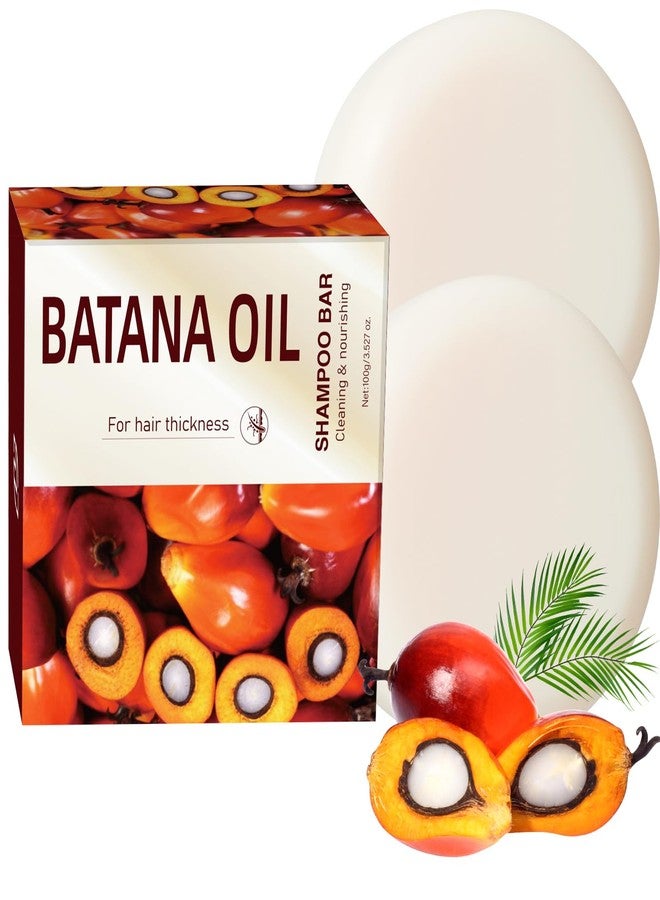 Hotiary Batana Oil Shampoo Bar for Hair Growth，Dr. Sebi Batana Oil Bar from Honduras, Natural Batana Bars for Prevent Hair Loss,Thickening (Red, 2 Pack) - Image 1