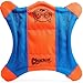 Chuckit Flying Squirrel Fetch Dog Toy Water Floating Flyer Soft and Durable Polyester Canvas Construction For Small Dogs Size Small 825inch Diameter Pack of 1 Orange and Blue - Image 3
