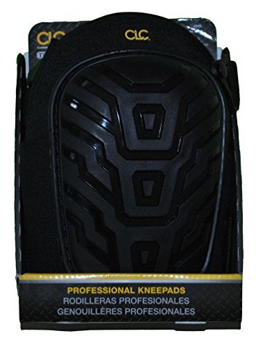 Custom Leathercraft CLC كرافت جلد مخصص 345 وسادات ركبة احترافية، وسادة جل داعمة، أحزمة نيونبرين قابلة للتنفس، أغطية كبيرة لتغطية أكبر، مثالية للحدائق، الأرضيات، التنظيف والبناء، أسود - Image 2