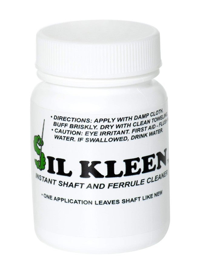 Cue Silk Bundle of 2 items: Sil Kleen DRY Powder Pool Cue Shaft and Ferrule Cleaner 1 oz Bottle and Cue Silk Pool Cue Shaft Conditioner ¼ oz Bottle - Image 2