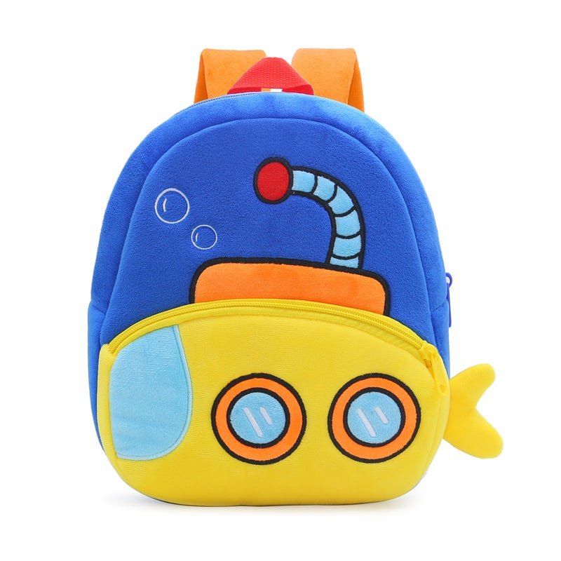 Cute Engineering Truck Excavator Dump Truck Cartoon Plush Backpack Men'S And Women'S Children'S Bag Backpack Manufacturers - Image 1