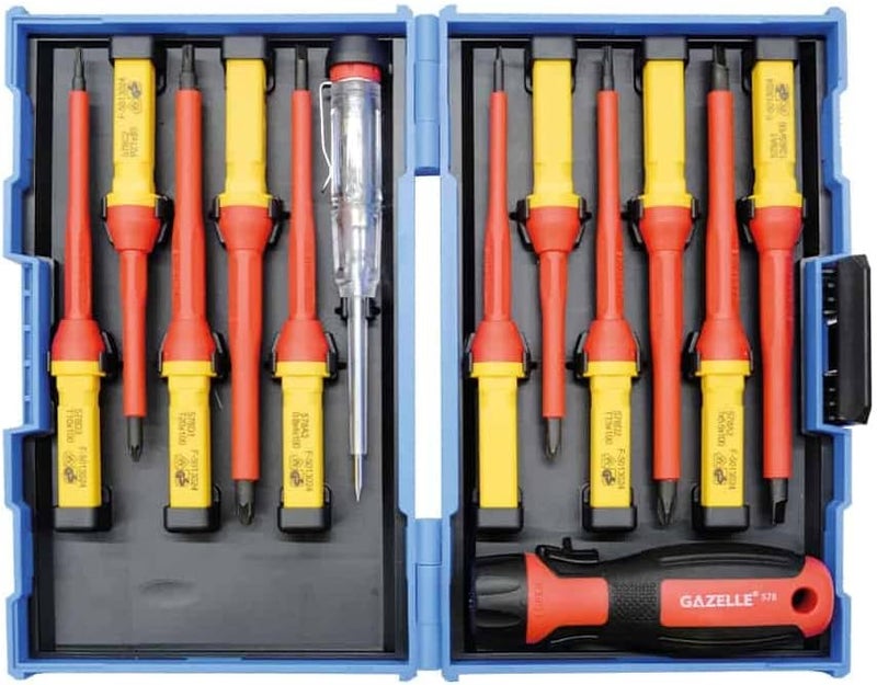 Gazelle 1000V Insulated Screwdriver Set - 13 Pieces - Image 2