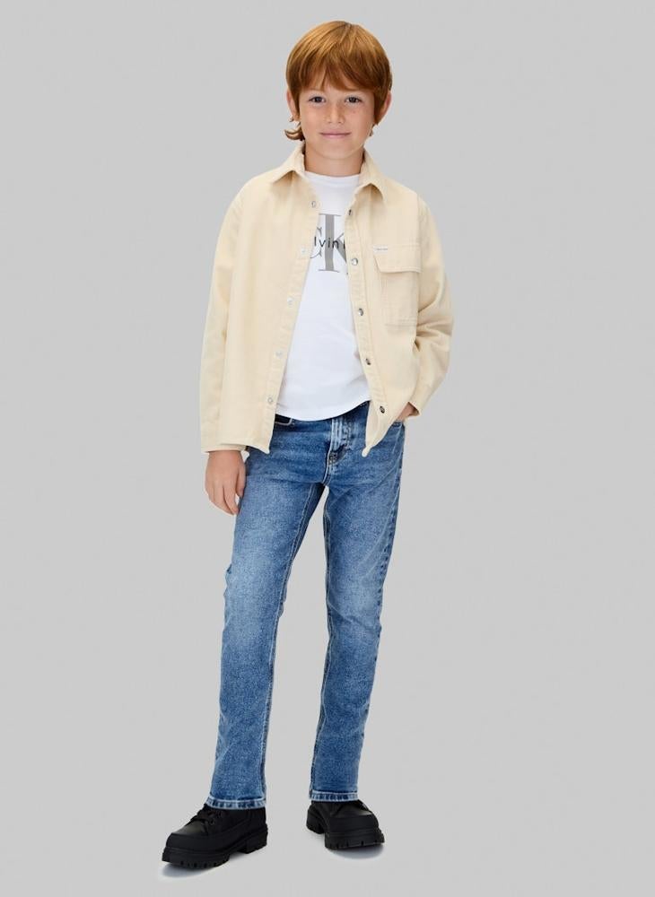 Calvin Klein Jeans Youth Straight Fit Jeans - Image 4