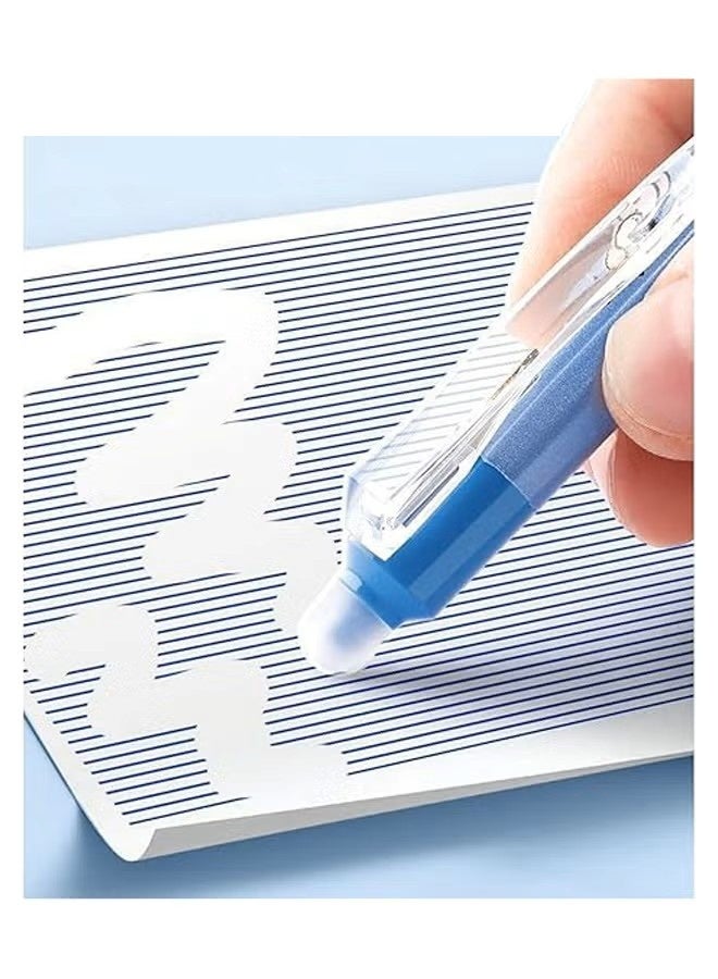 6 Pcs Erasable Pens 0.5mm, Cartoon Space Astronaut Design,Writing Pen for Girls Boys School Office School Supplies(Black) - Image 3