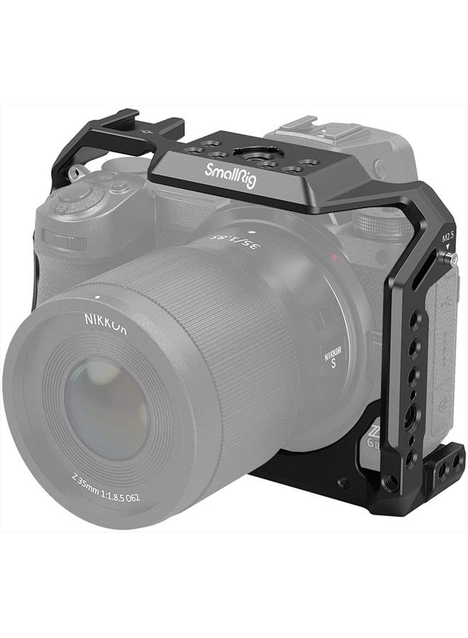 SmallRig Aluminum Alloy Cage for Nikon Z5 / Z6 / Z7 / Z6II / Z7II Camera with Built-in NATO Rail and Cold Shoe Mount for Microphone and Light 2926 - Image 1