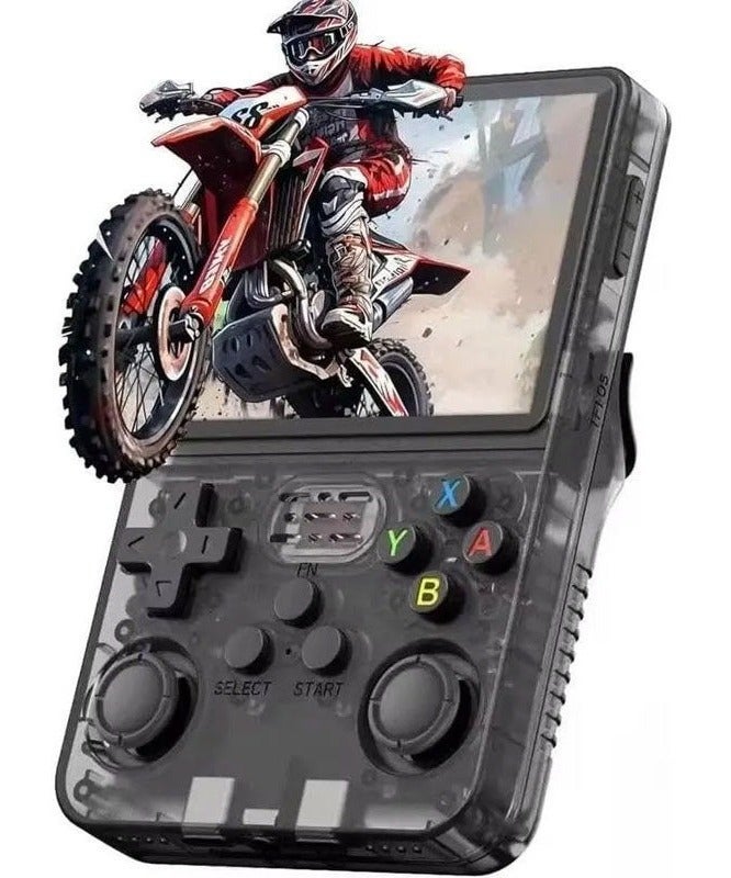 R36S Handheld Retro Game Console - Open Source Linux System, 3.5 Inch IPS HD Screen, 64GB TF Card with 20,000+ Games, 3500mAh Battery, Supports PSP/PS1/N64/NDS & Multiple Emulators - Color Sent Randomly - Image 5
