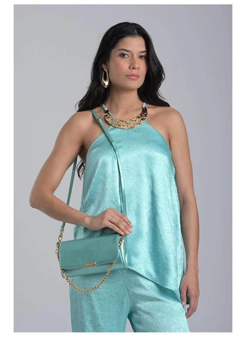 Carmen Steffens  Mint Green Baguette Bag for Women | Best Price UAE