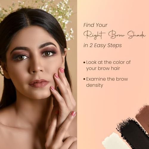 Adbeni 4 Colors Eyebrow Palette 9gm | Natural Color, Long Lasting & Waterproof | Embark A Journey Through Radiant Realms | Infinite Expression Of Timeless Beauty (Shade-01) - Image 5