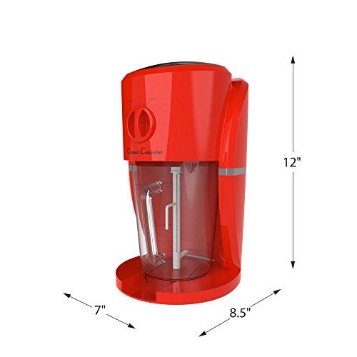 Classic Cuisine Frozen Drink Maker - Mixer and Ice Crusher Machine for Margaritas, Pina Coladas, Daiquiris, Shaved Ice Treats, or Slushies by Classic Cuisine (Red) - Image 2