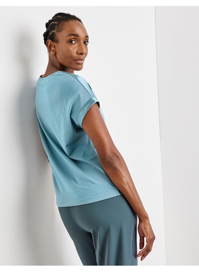 GERRY WEBER بلوزة من الحرير المرن  - Image 5