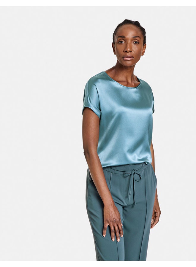 GERRY WEBER بلوزة من الحرير المرن  - Image 1