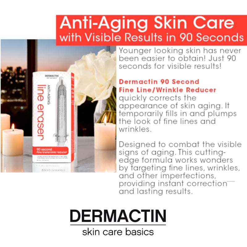 Dermactin 90 Second Fine Line/Wrinkle Reducer .34 oz. - Image 3