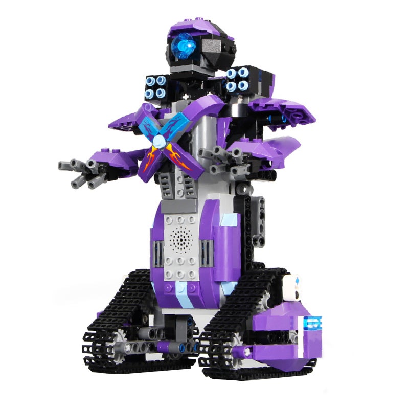 Building Blocks Robot: 300+ ABS Parts 2 Remote Control Modes - STEM Programming Learning in Play for Kids Students Teens Adults Enthusiasts - Image 1