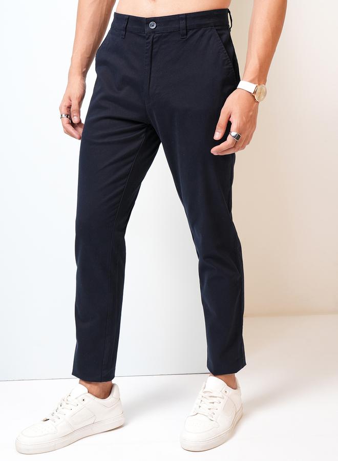 HIGHLANDER Mid Rise Slim Fit Chino Trousers - Image 4