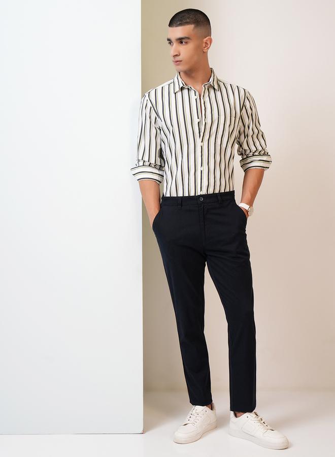 HIGHLANDER Mid Rise Slim Fit Chino Trousers - Image 2