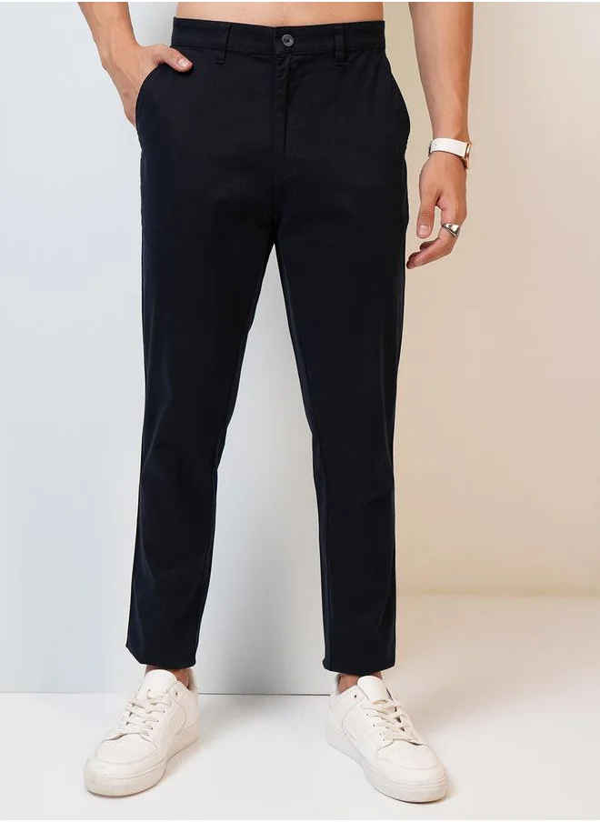 HIGHLANDER Highlander Mid Rise Slim Fit Chino Trousers