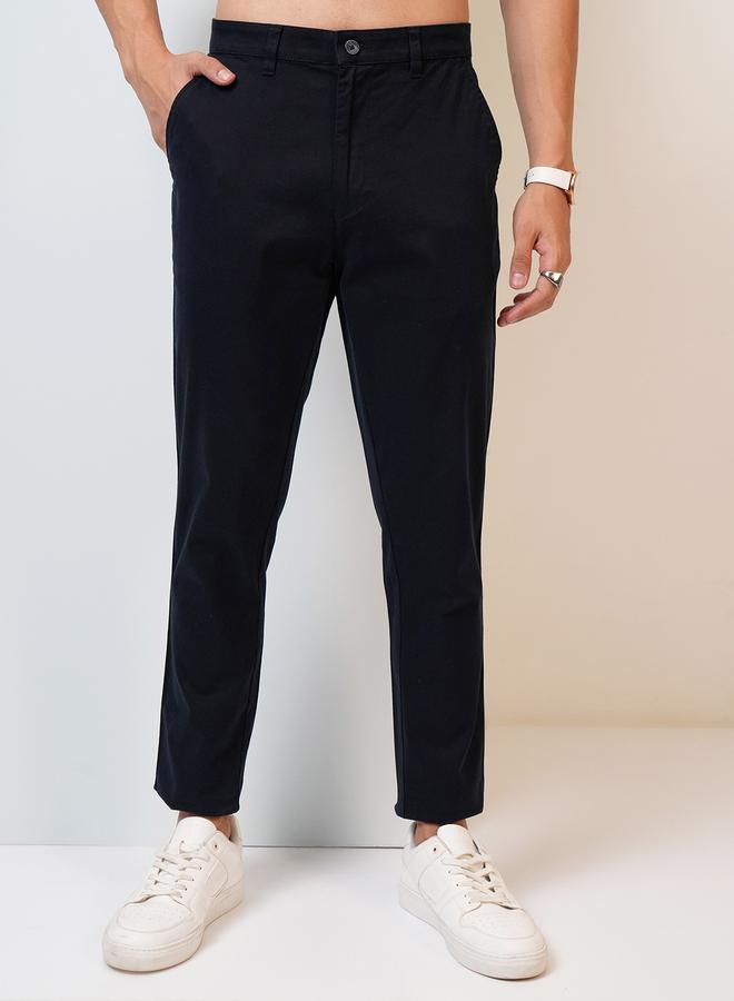 HIGHLANDER Mid Rise Slim Fit Chino Trousers - Image 1