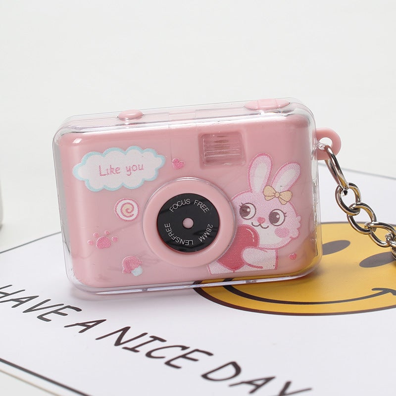 Luminous Sanrio Camera Pendant Yugui Dog Luminous Small Camera Keychain Kulomi Meruti Camera Accessories - Image 4