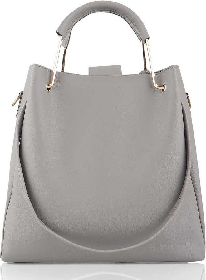 Fargo Handbag For Women And Girls Combo Set Of 3 (3RDCUTCombo) (Grey) - Image 3