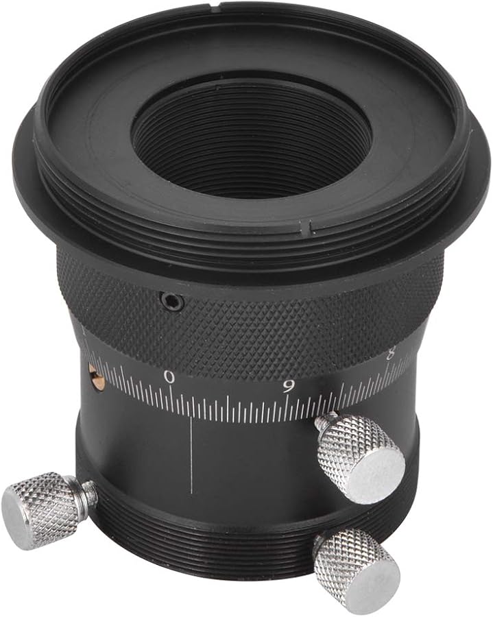 مُرَكِّز التلسكوب الحلزوني المزدوج من سبائك الألومنيوم مقاس 1.25 بوصة عالي الدقة بمدى حركة 10 ملم - Image 5