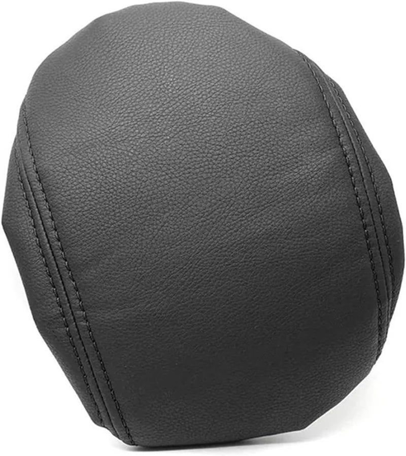 QASULER Black PU Leather Armrest Cover for VW Golf 7 - Image 1
