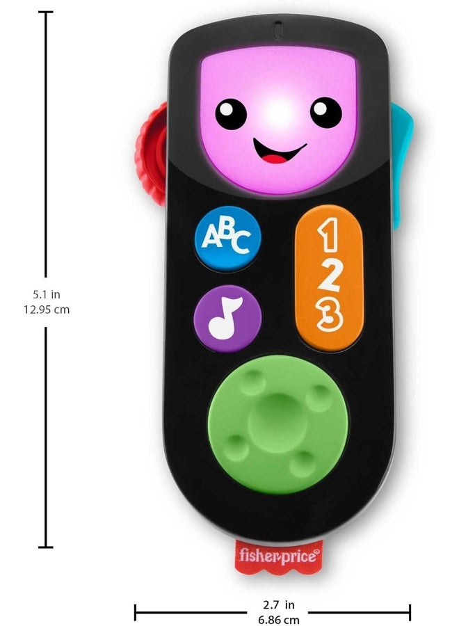 Fisher-Price Laugh & Learn Stream Remote - Uk English Edition, Electronic Pretend Toy With Educational Content For Infants And Toddlers  - Image 5