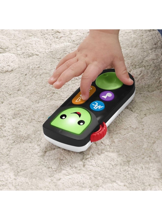 Fisher-Price Laugh & Learn Stream Remote - Uk English Edition, Electronic Pretend Toy With Educational Content For Infants And Toddlers  - Image 4