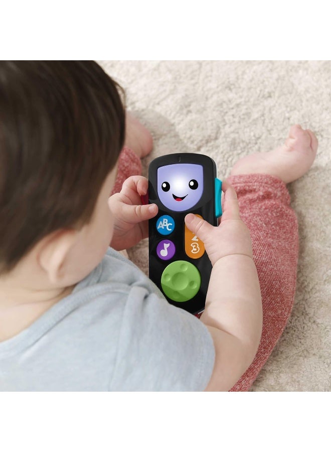 Fisher-Price Laugh & Learn Stream Remote - Uk English Edition, Electronic Pretend Toy With Educational Content For Infants And Toddlers  - Image 3