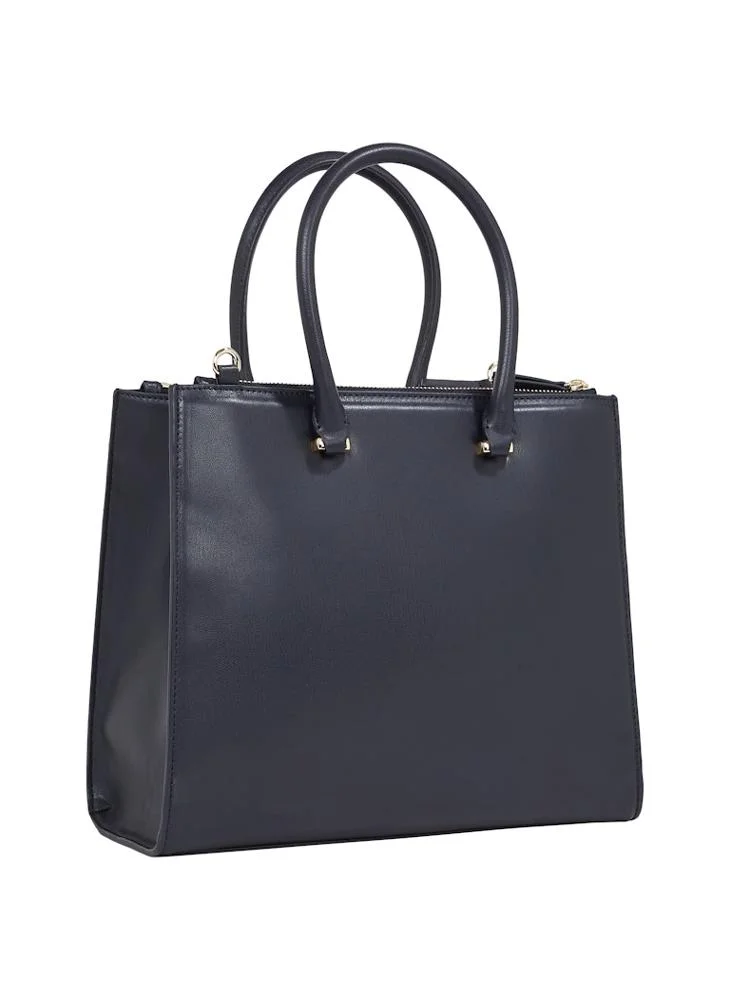 TOMMY HILFIGER Logo Detail Zip Over Tote