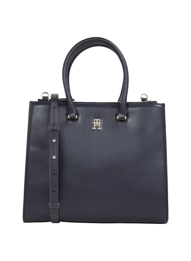 TOMMY HILFIGER Logo Detail Zip Over Tote  - Image 1