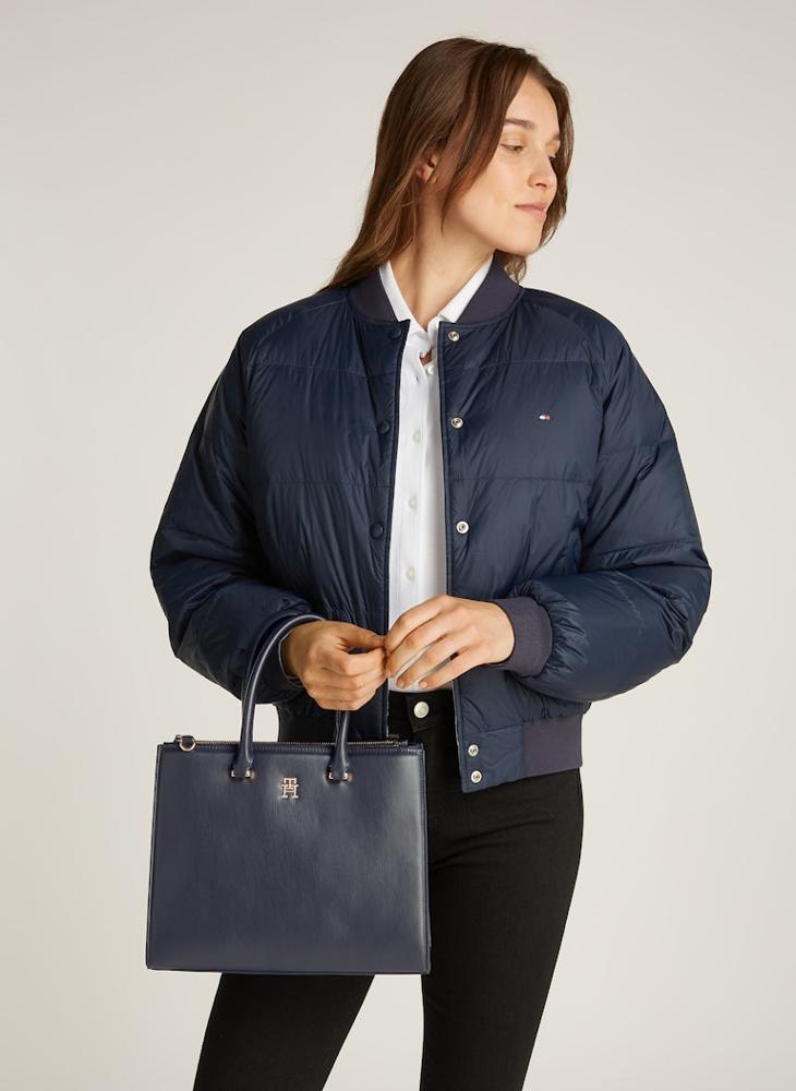 TOMMY HILFIGER Logo Detail Zip Over Tote  - Image 5