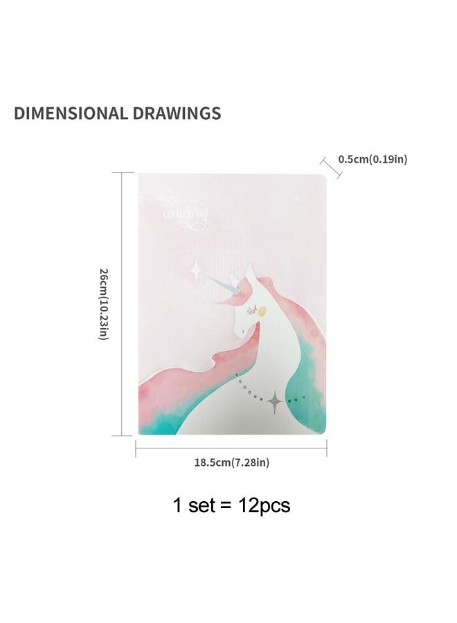 XIANGYU 12pieces School Note Book Diary Journal Cute Printing Cover  Notebook B5 - Image 2