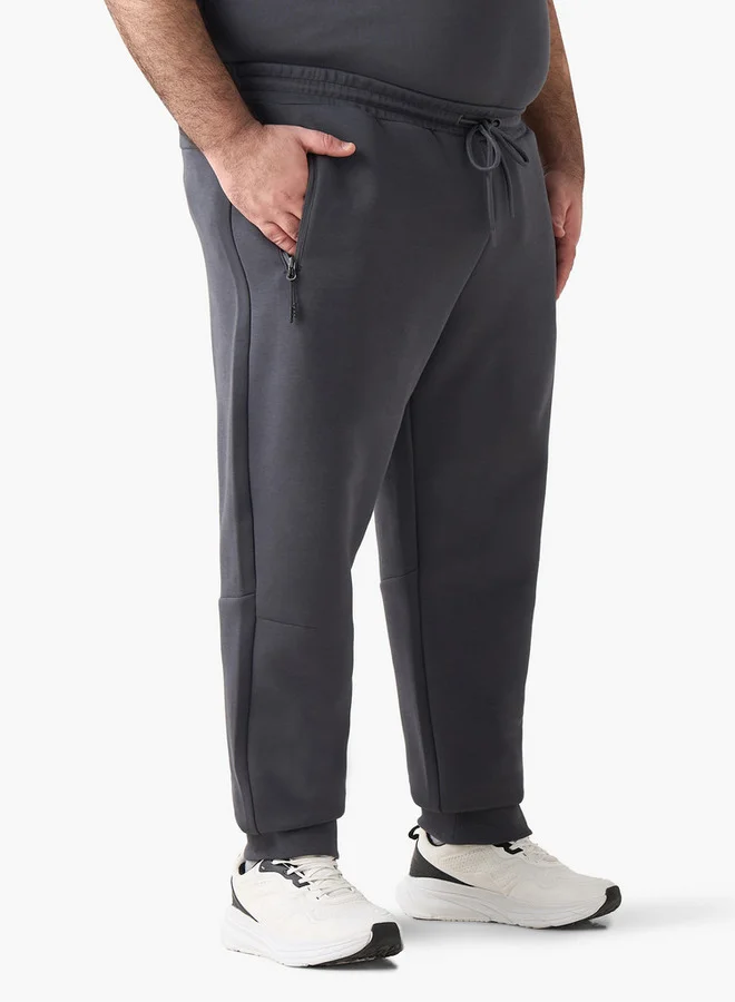 Maxim Men Regular Fit Joggers with Drawstring Closure