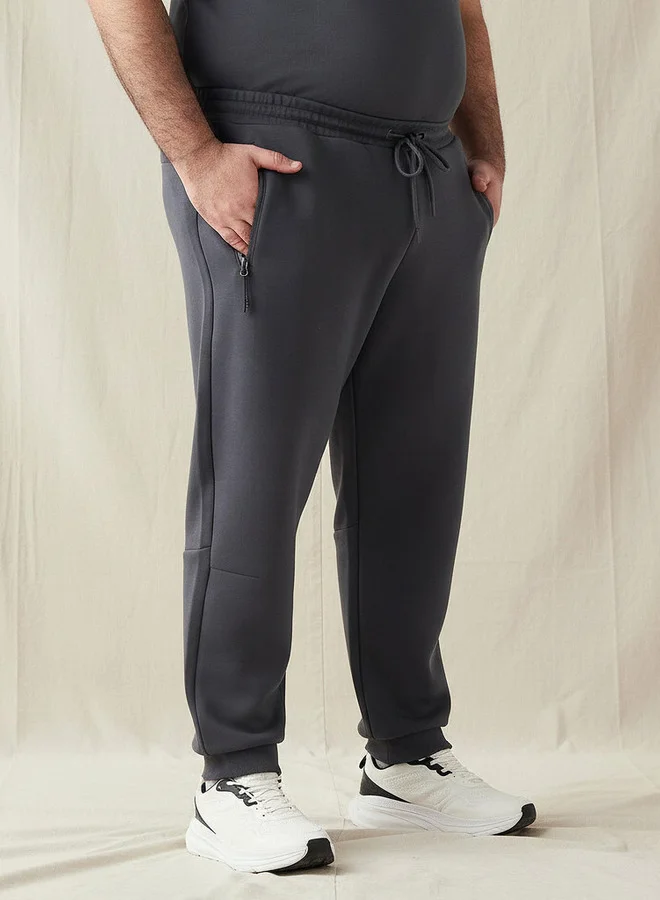 Maxim Men Regular Fit Joggers with Drawstring Closure