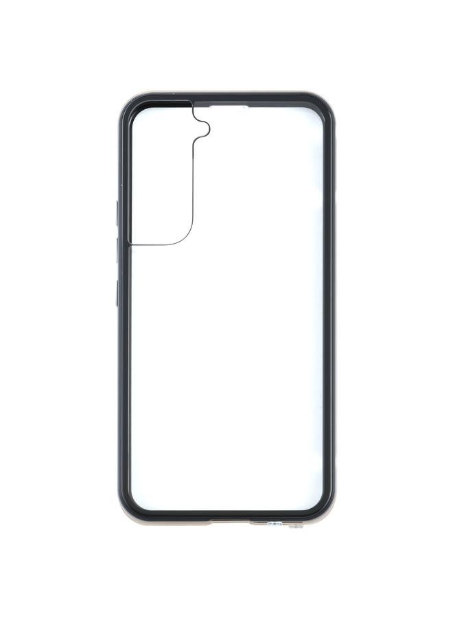 اس-توب جراب لهاتف Samsung Galaxy S21 FE 5G HD مصنوع من المعدن المغناطيسي والزجاج المقوى - Image 2