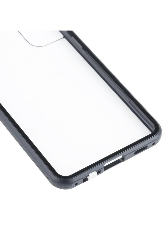 اس-توب جراب لهاتف Samsung Galaxy S21 FE 5G HD مصنوع من المعدن المغناطيسي والزجاج المقوى - Image 4
