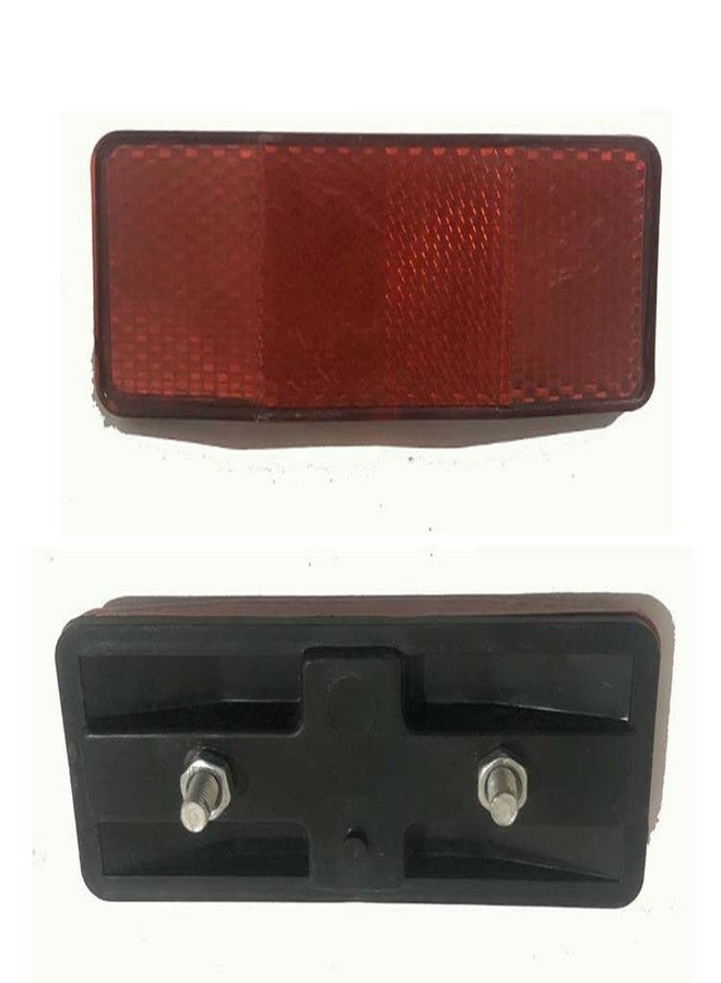 UGPLM 2PCS Bike Reflectors for Night Riding, Front and Rear Bicycle Reflectors with Mounting Bolts and Screws, Bike Safety Reflector for Rear Rack, Basket, Mountain Bike, Road Bike and Commuter Bicycle - Image 3