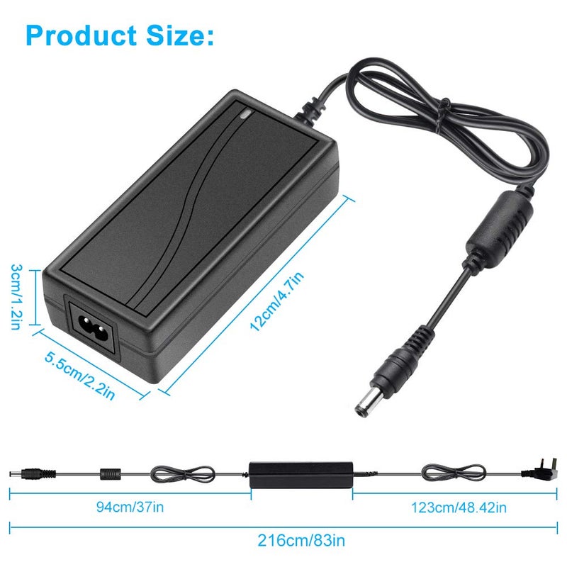 inShareplus 12V Power Supply, 12 Volt 3A 36W DC LED Power Supply,Transformer, Power Adapter, Low Voltage, AC 100-240V to DC 12V, Use for LED Strip Light - Image 2