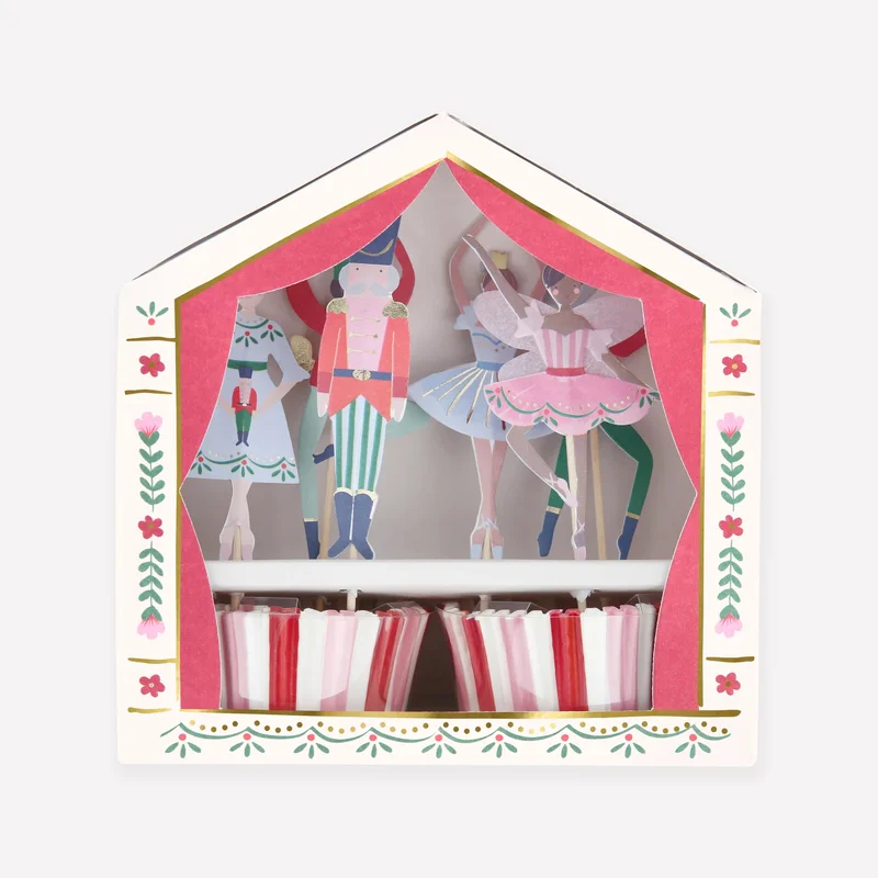 Meri Meri Nutcracker Ballet Cupcake Kit
