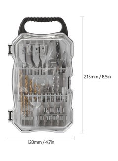 NIBEMINENT 31-Piece Hardware Bit Set Silver 22.00X3.50X12.00cm  - Image 4