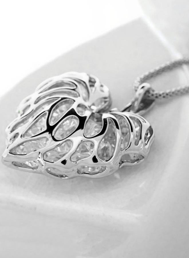 Take Two Crystal Heart Necklace - Image 3