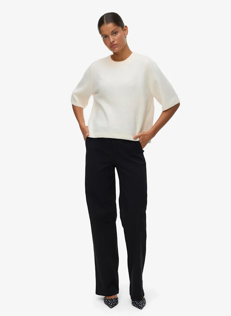 Vero Moda  Casual 2/4 Oversized Crew Neck Pullover for Women | Best Price UAE