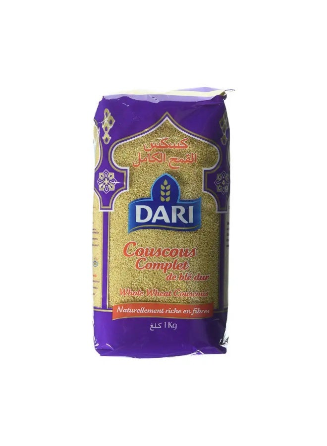 Dari Couscous Complet de Ble Dur Whole Wheat Couscous- 1kg