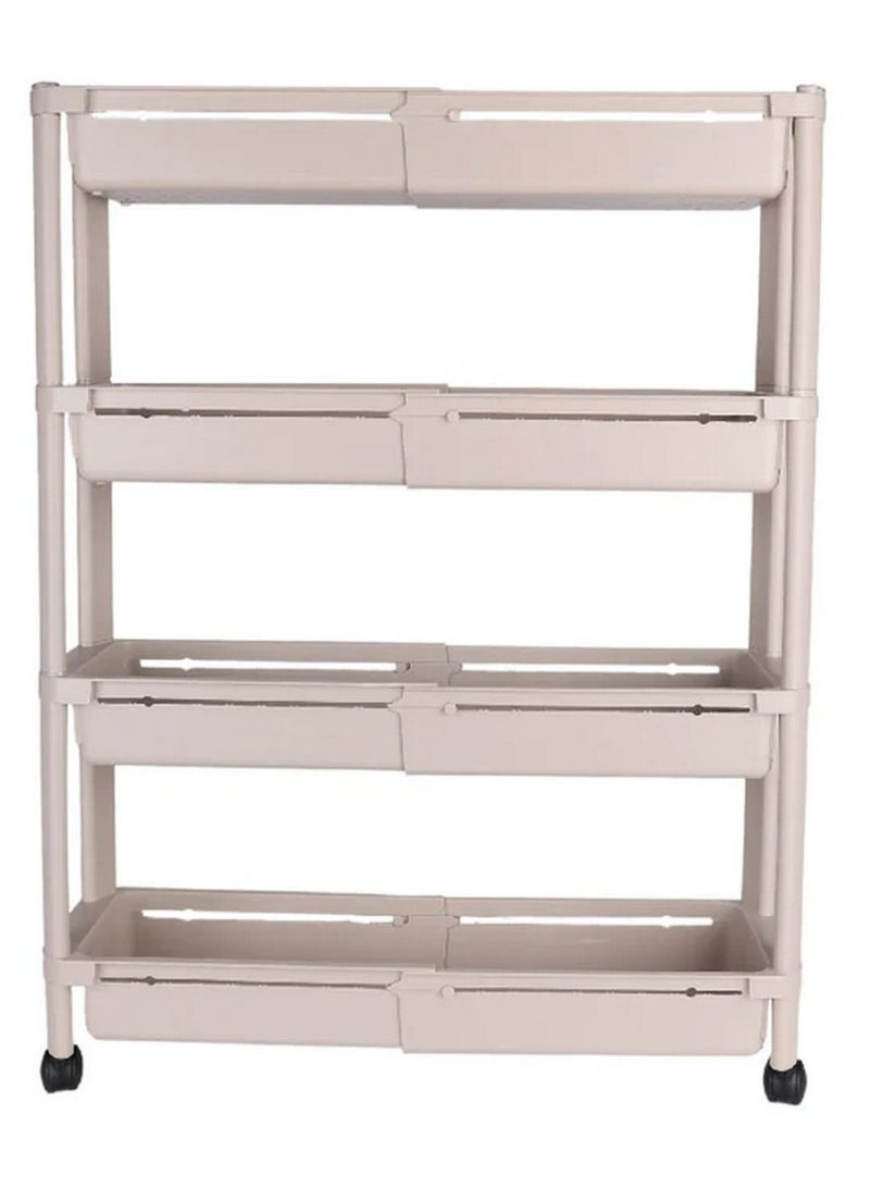 Codil Snap & Stack Adjustable Storage Cart Trolley Beclassic Assorted Colors - Image 5