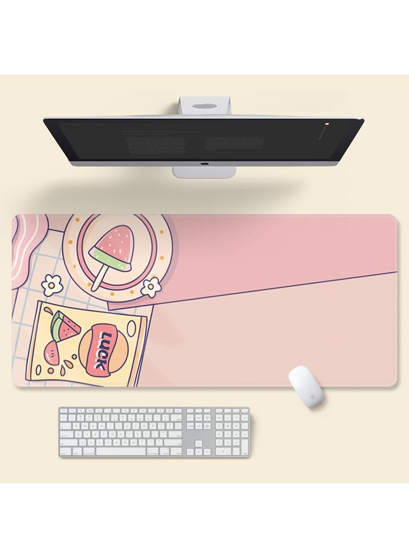 Large Anime Personality Gift Games Gaming Mouse Pad Extended Large Mat Desk Pad Stitched Edges Mousepad Long Mouse Pad And Non-Slip Rubber Base Mice Pad 900X400X3mm - Image 1