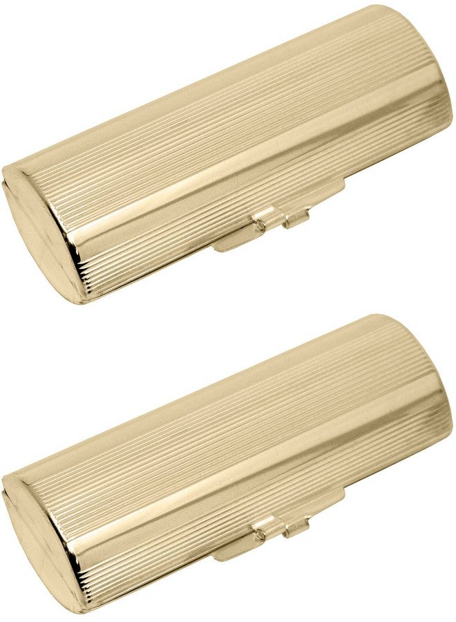 ستيفاني إمبورتس مجموعة من علبتين لأحمر الشفاه على شكل كبسولة (حواف ذهبية) - Image 1