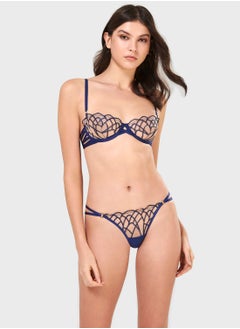 Mesh Detail Thong