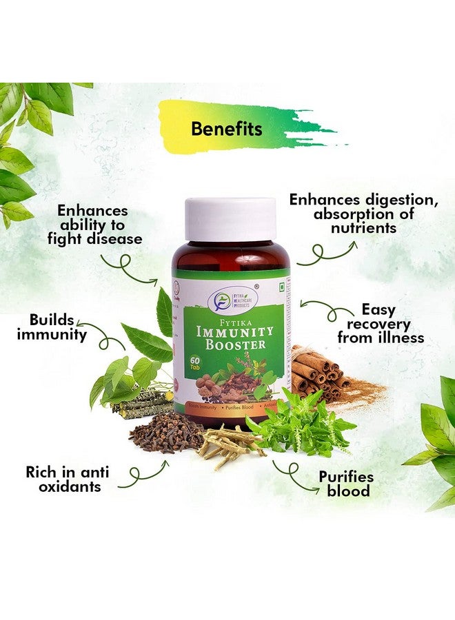 FYTIKA أقراص فيتيكا لتعزيز المناعة للبالغين | مكمل طبيعي لتعزيز جهاز المناعة (60 قرص) - Image 3